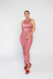 DRESS FYBER PINK