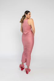 DRESS FYBER PINK