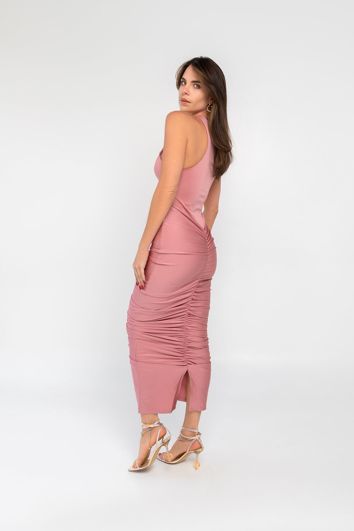 DRESS FYBER PINK