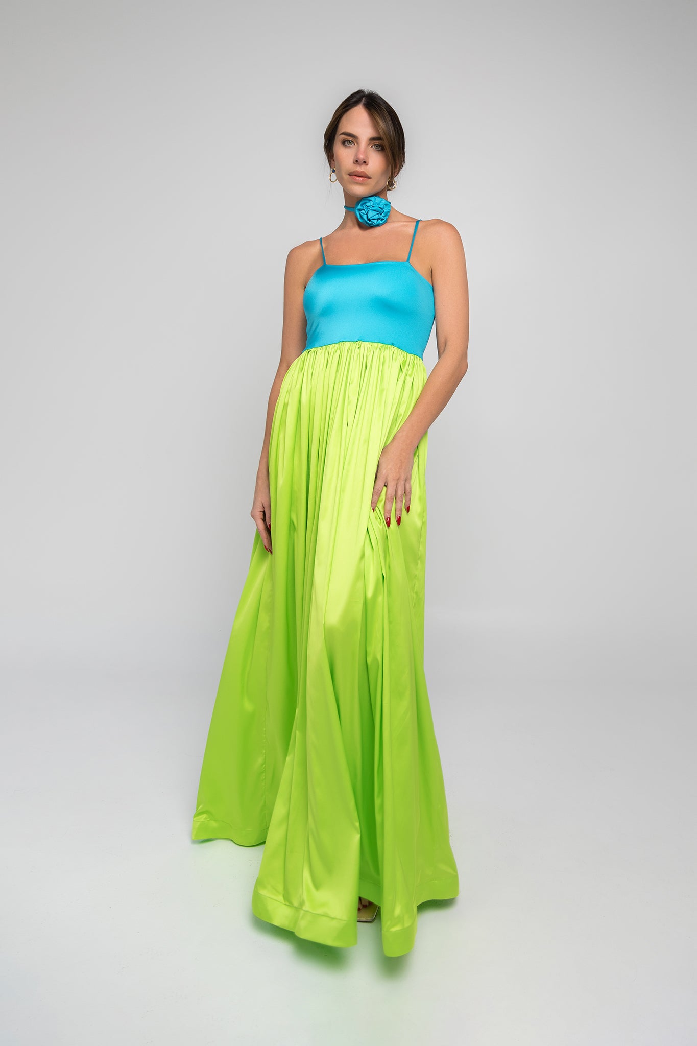 green emerald velvet dress DRESS PENELOPE – By Juliana Florez International