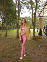 DRESS FYBER PINK