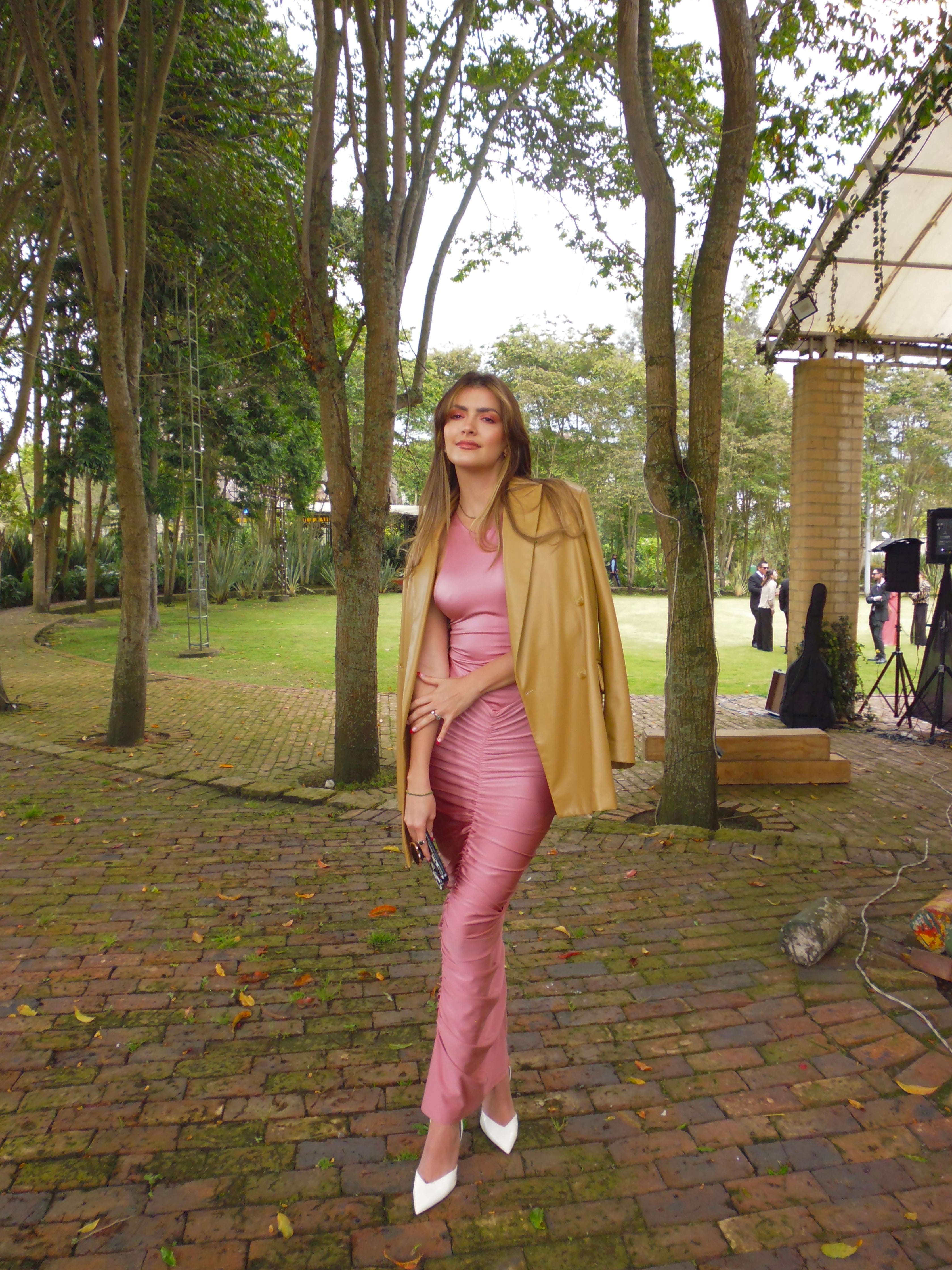 DRESS FYBER PINK