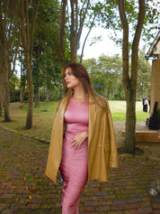 DRESS FYBER PINK
