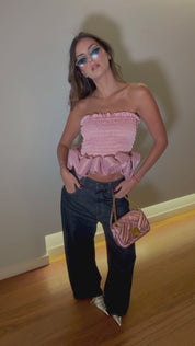 Bendito Top Pink Latte